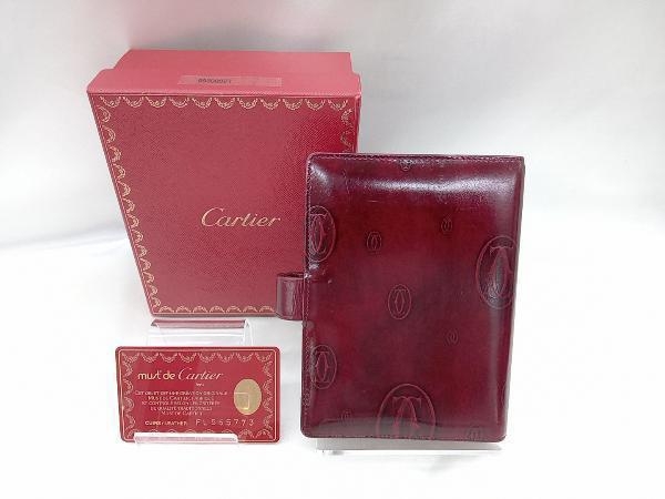 【Cartier】 カルティエ ハッピーバースデー／手帳カバー 小物 メモ帳 レディース 中古の画像2