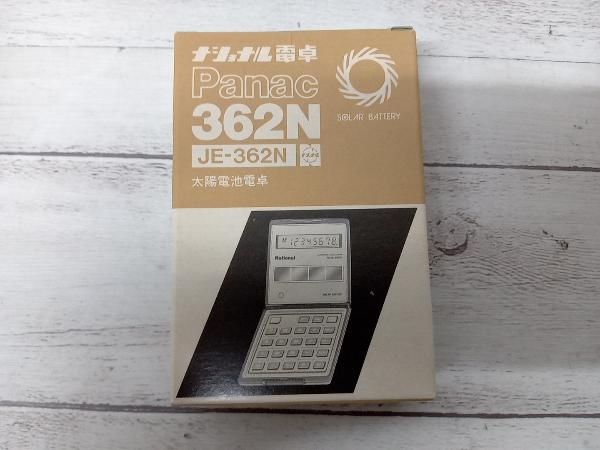 【未使用品】ナショナル電卓 Panac362N JE-362N