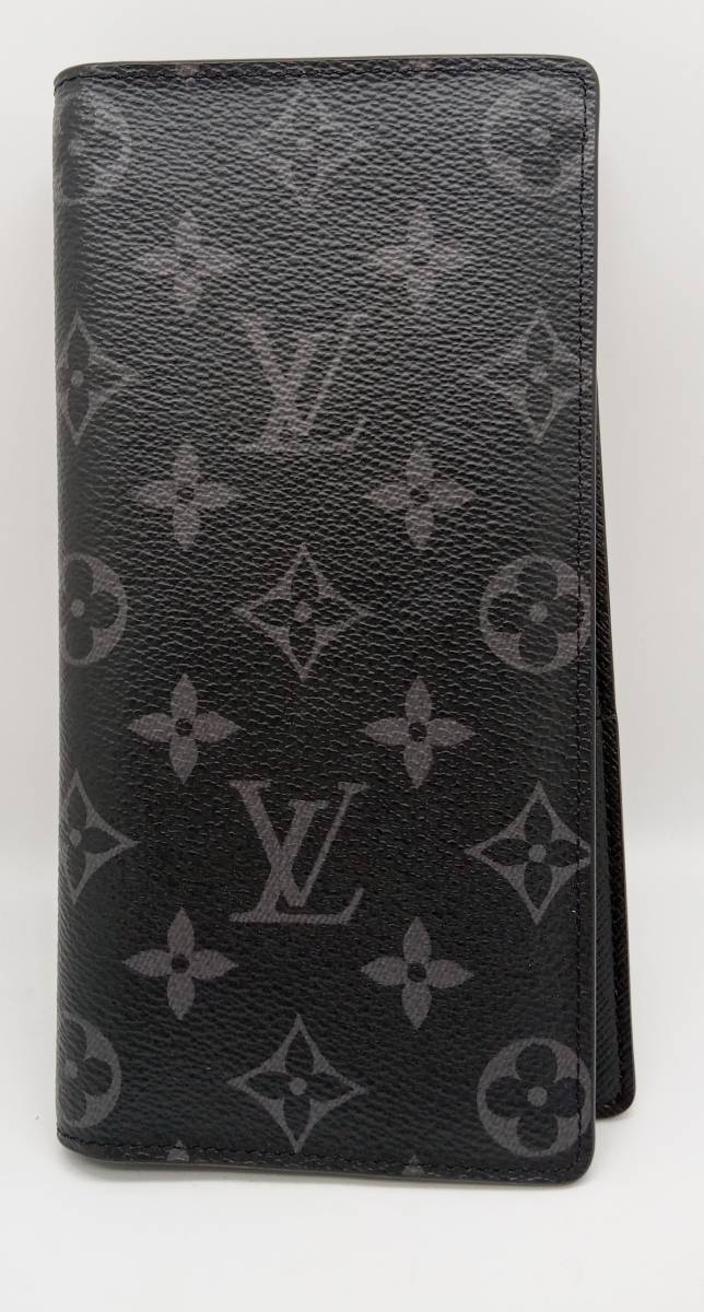 LOUISVUITTON ルイヴィトン エクリプス キャンバス ポルトフォイユブラザM61697 長財布 ブラック_画像1