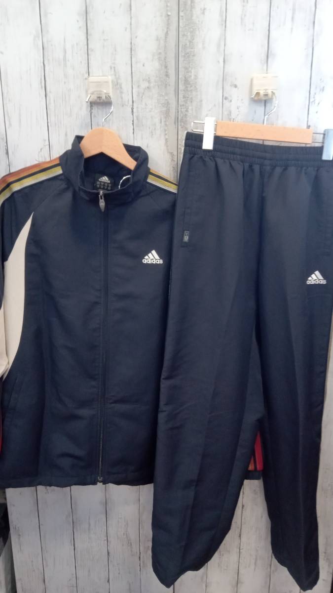 adidas アディダス 上下セット ジャージセットアップ Strips CLIMALITE