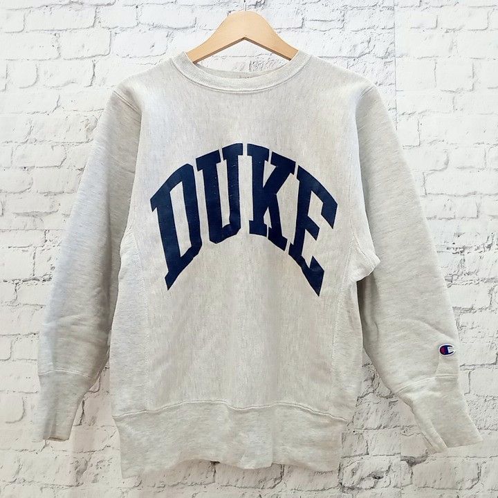 Champion REVERSE WEAVE 90s DUKE SWEATSHIRT チャンピオン リバースウィーブ デューク 刺繍タグ スウェット サイズM_画像1