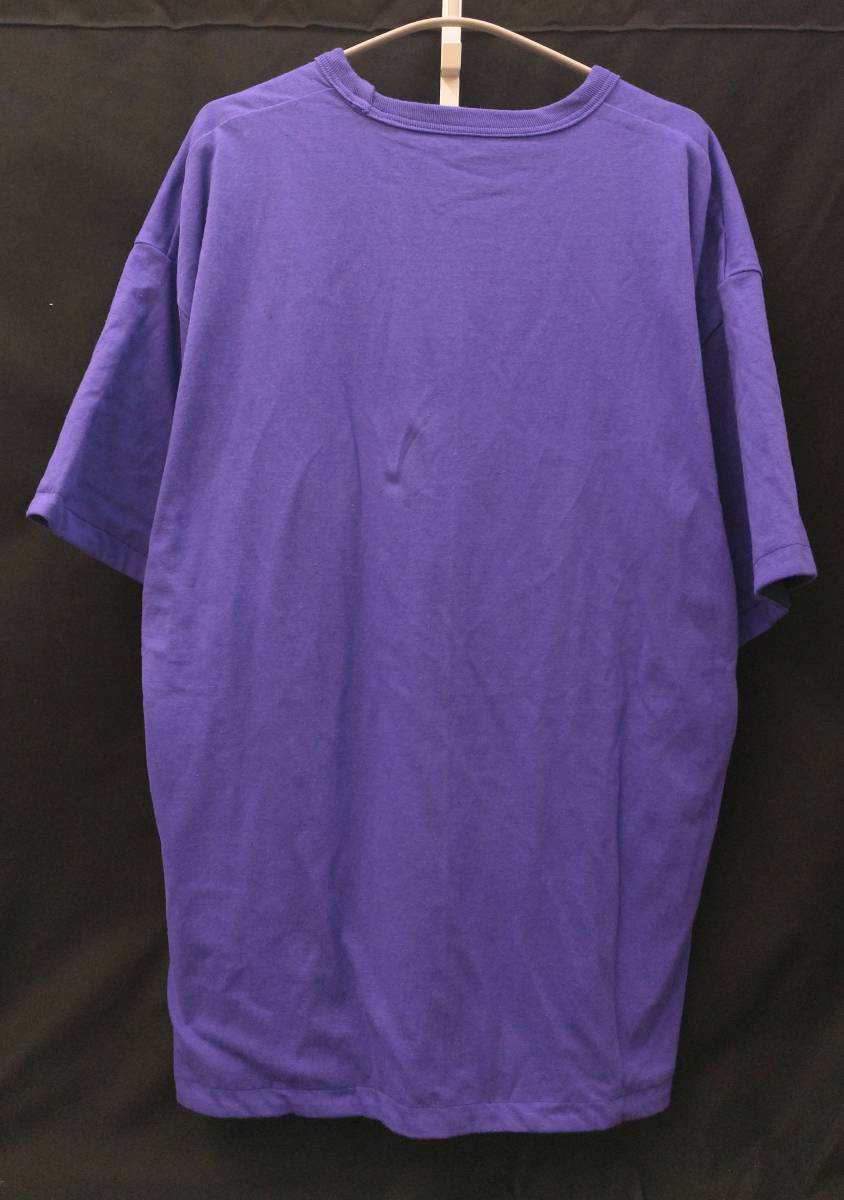 [23SS] FTC REVERSIBLE LOGO TEE エフティーシー リバーシブル ロゴ ワイド Tシャツ XL 紺 紫 リングネック 023SUMSH10 店舗受取可_画像5