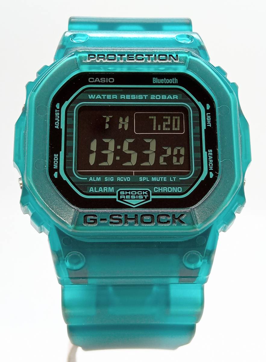 CASIO カシオ G-SHOCK ジーショック DW-B5600G-2JF クリア ブルー デジタル クオーツ 腕時計