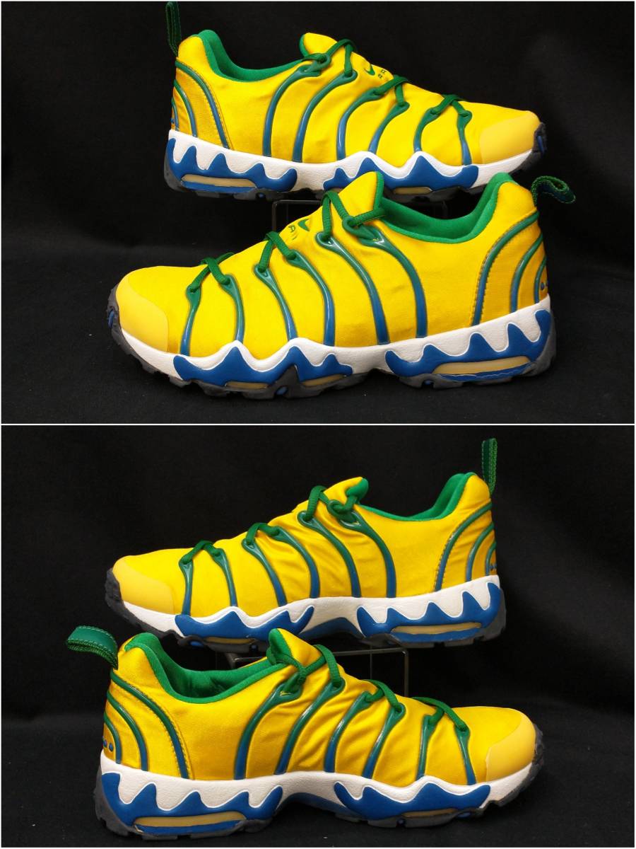 1円〜 NIKE AIR ZOOM SEISMIC B VARSITY MAZE サイズミック バーシティ メイズ 27cm レトロ 当時物 黄 緑 679045-731 店舗受取可 観賞用_画像4