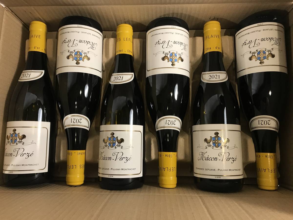 最新　お買い得　6本セット　ピュリニーの至宝であり、世界最高峰の白ワインの造り　ルフレーヴ2021マコン　ヴェルゼ　ビオディナミ_6本セットです。