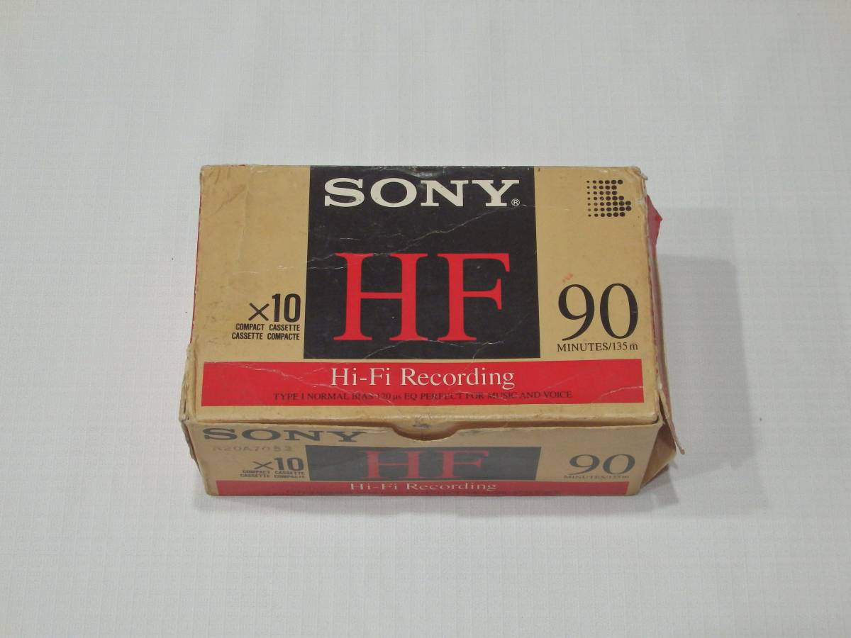 SONY HF90① 10本(箱付き)　未開封カセットテープ　◆未使用品_画像2