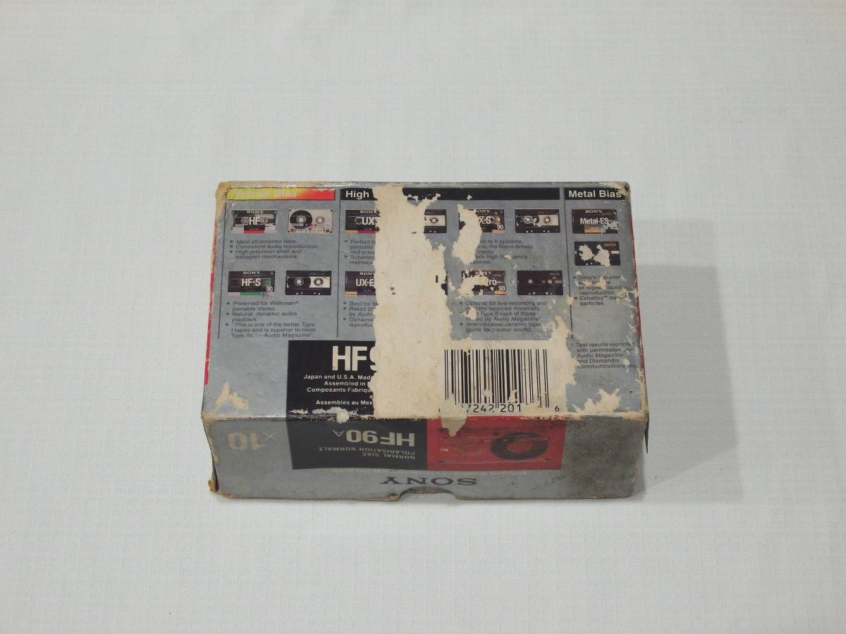 SONY HF90② 9本(箱付き)　未開封カセットテープ　◆未使用品_画像3
