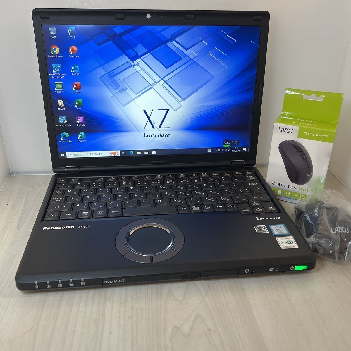 PANASONIC パナソニック】ノートPC/Core i7 6500U(第6世代)/SSD 256GB