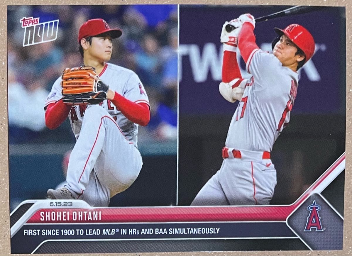 40/49限定】Topps now エンゼルス 大谷翔平 22号HR 二刀流-