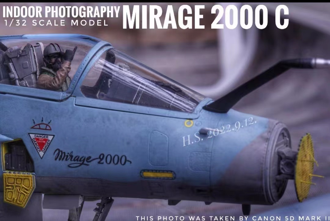 1/32 フランス空軍 ミラージュ2000c 塗装済完成品_画像6