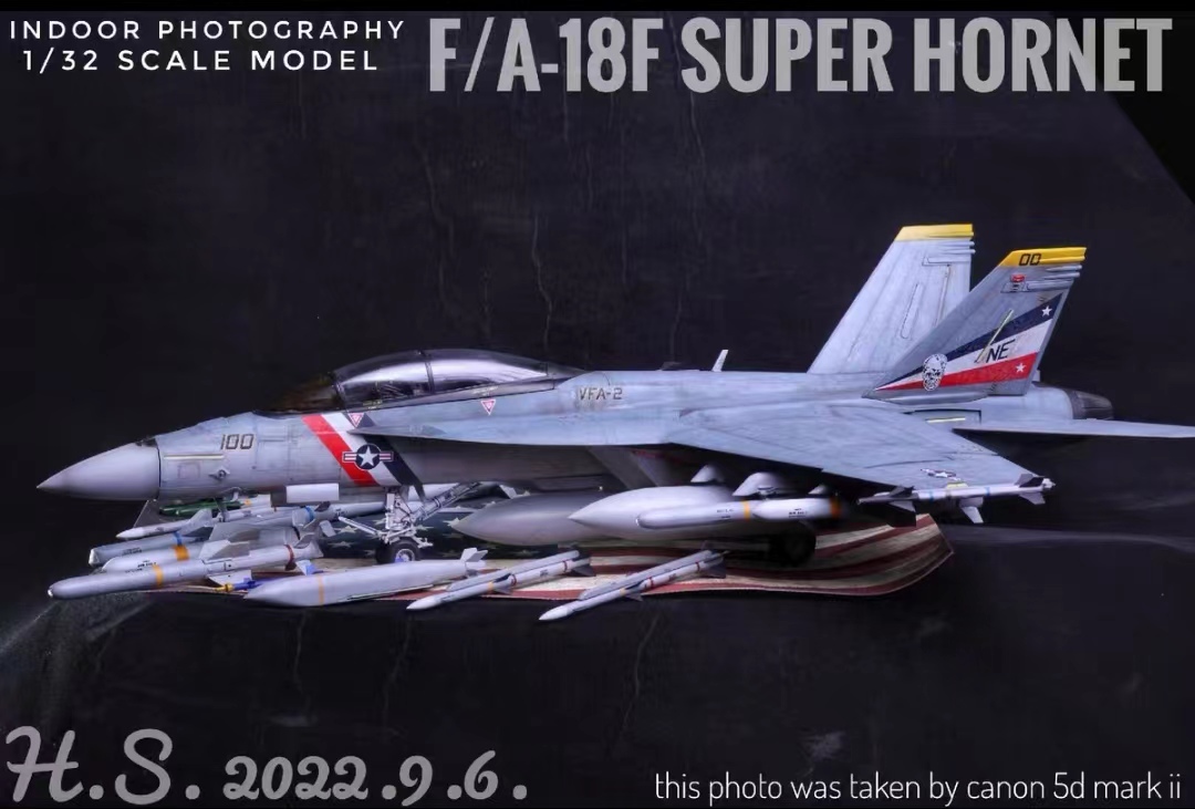 1/32 America F/A-18 super Hornet painted final product 