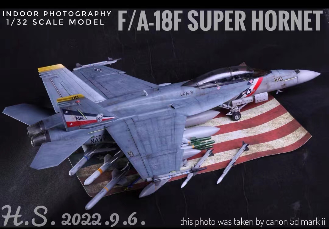 1/32 America F/A-18 super Hornet painted final product 