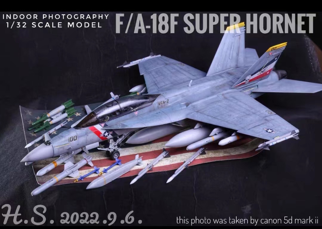 1/32 America F/A-18 super Hornet painted final product 