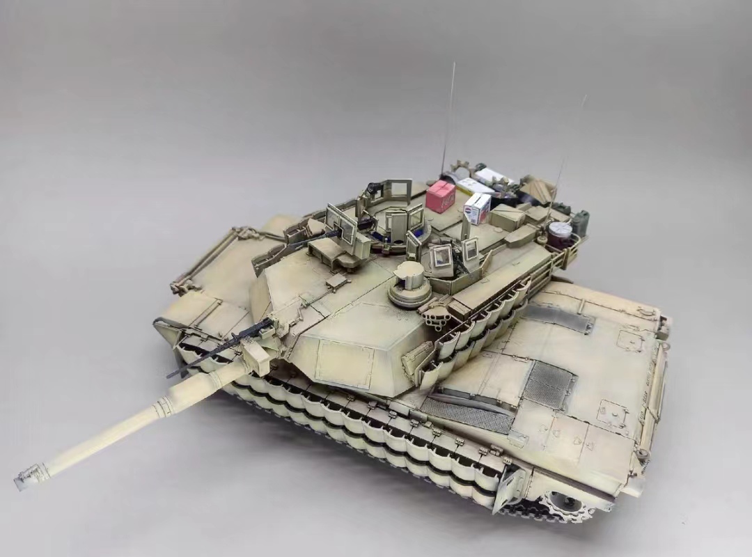 1/35 アメリカ陸軍 M1a2 tusk2 主力戦車 塗装済完成品_画像7