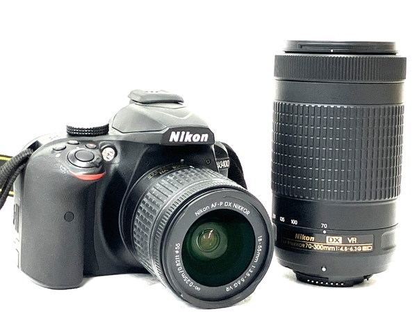 Nikon ニコン D3400 ダブルズームキット 18-55mm 70-300mm デジタル