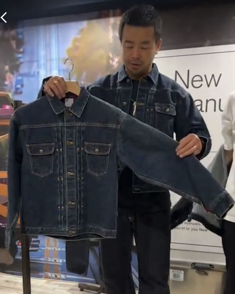 送料込 新品 New Manual ベルベルジン 藤原裕 #007 WR DENIM LINING JACKET ニューマニュアル Levi's リーバイス ヴィンテージ