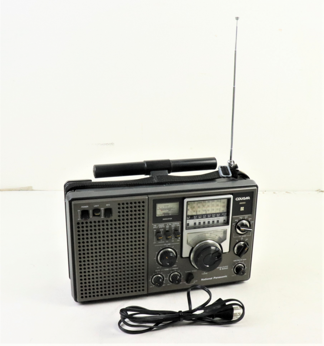 昭和レトロ ナショナル パナソニック クーガー ラジオ 古道具 - ラジオ