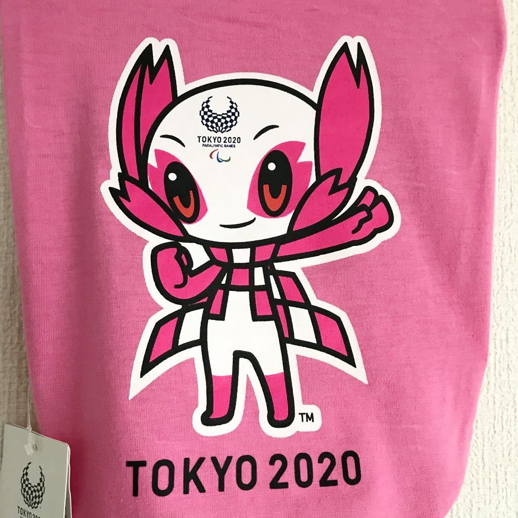 新品●タグ付き● TOKYO2020 ドッグウェア 犬服 東京オリンピック 4号●パラリンピックマスコットピンクxピンク_画像2