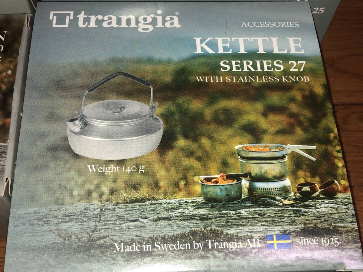 トランギア メスティン＆ケトル ４つセット trangia ステンレスノブ ケトル メスティン スモール ラージ 飯盒 やかん キャンプ テント 焚火_画像2