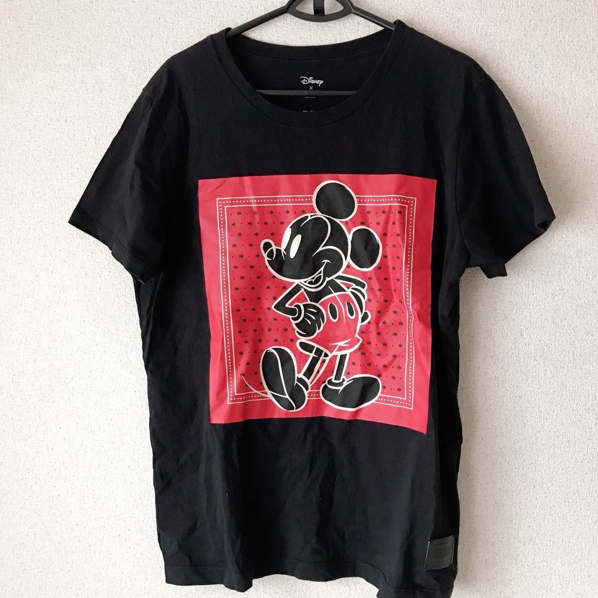 最高級 Tシャツ コラボ 定価3万円 コーチ×ディズニー 黒 ブラック M