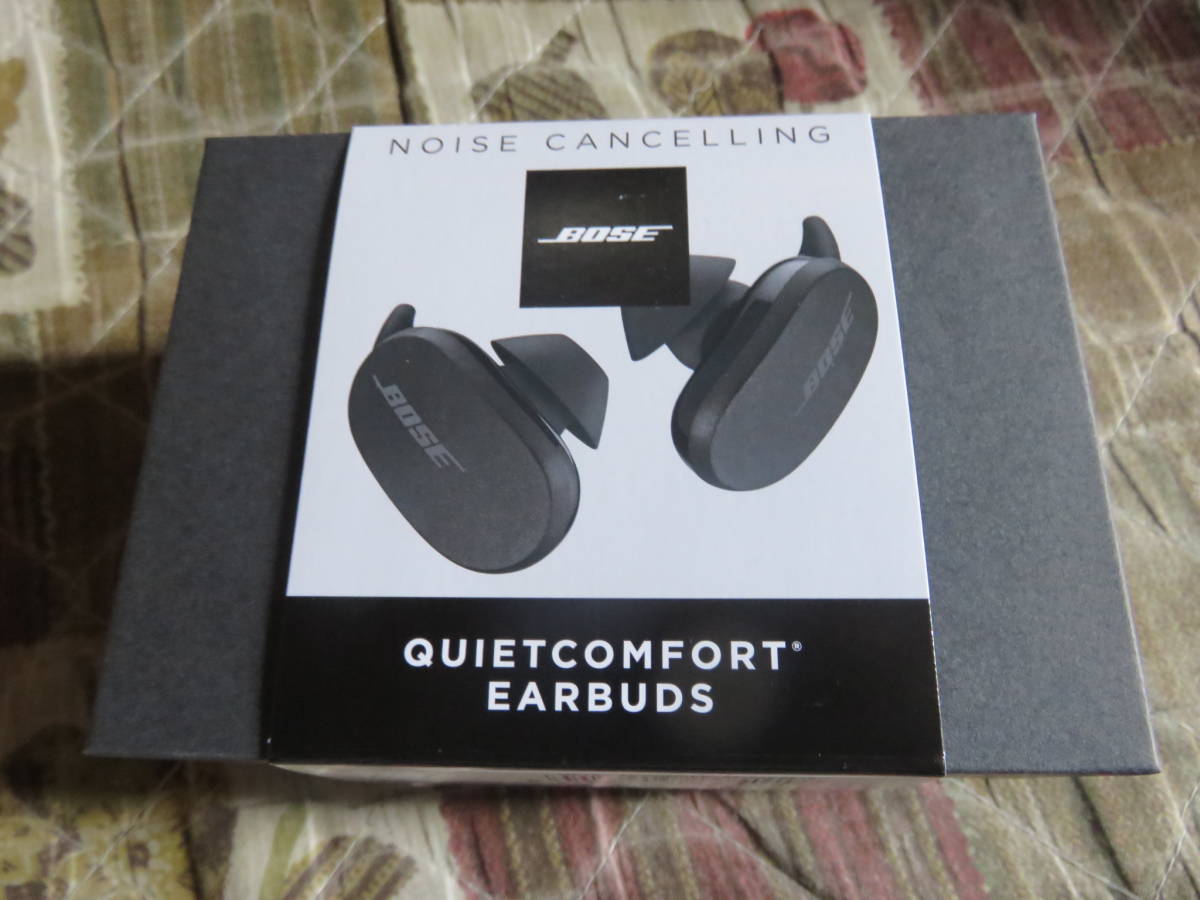 新品未使用 Bose（ボーズ）フルワイヤレスイヤホン QuietComfort Earbuds ブラック 匿名発送_画像1