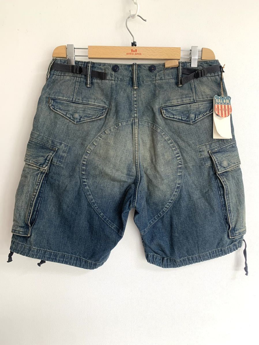 新品 RRL DENIM CARGO SHORTS ロンハーマン別注 デニム カーゴ 新品 RRL DENIM CARGO SHORTS ロンハーマン別注 デニム カーゴ