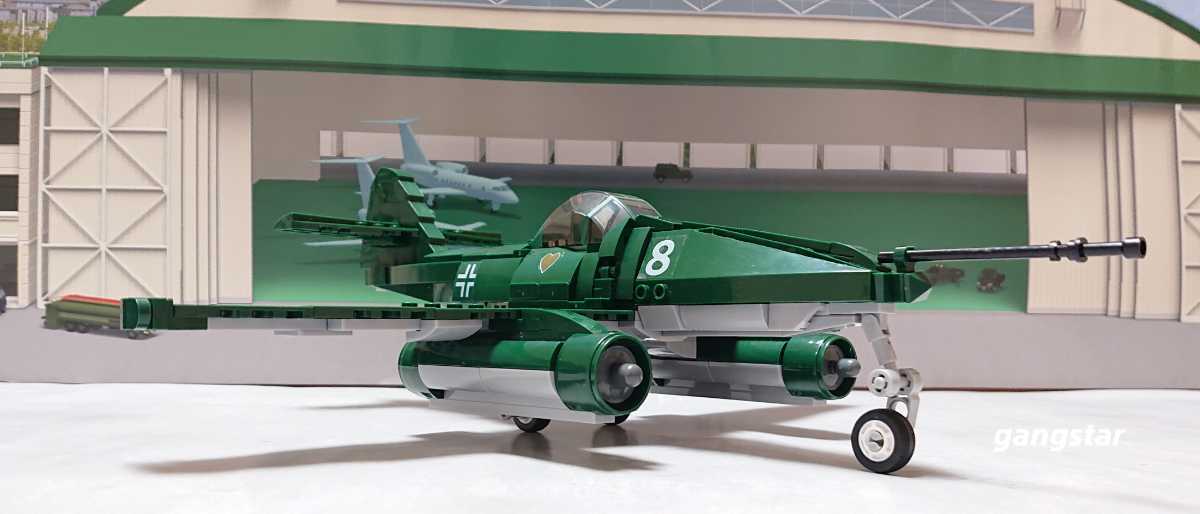 [ доставка внутри страны Lego сменный ] Messerschmitt Me262 истребитель милитари блок 