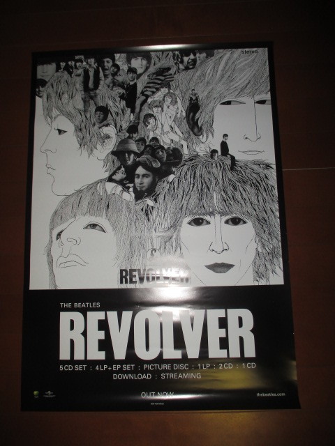 beatles revolver (RARE!!ポスター送料込み!!)_画像2