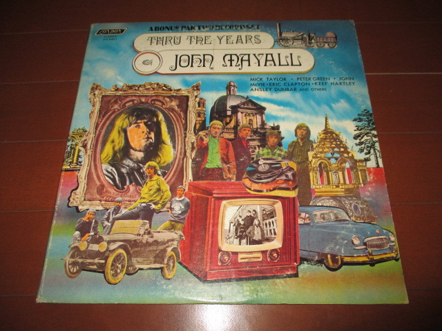 john mayall / thru the years (eric clapton mick taylor... 2LP送料込み!!)_画像1