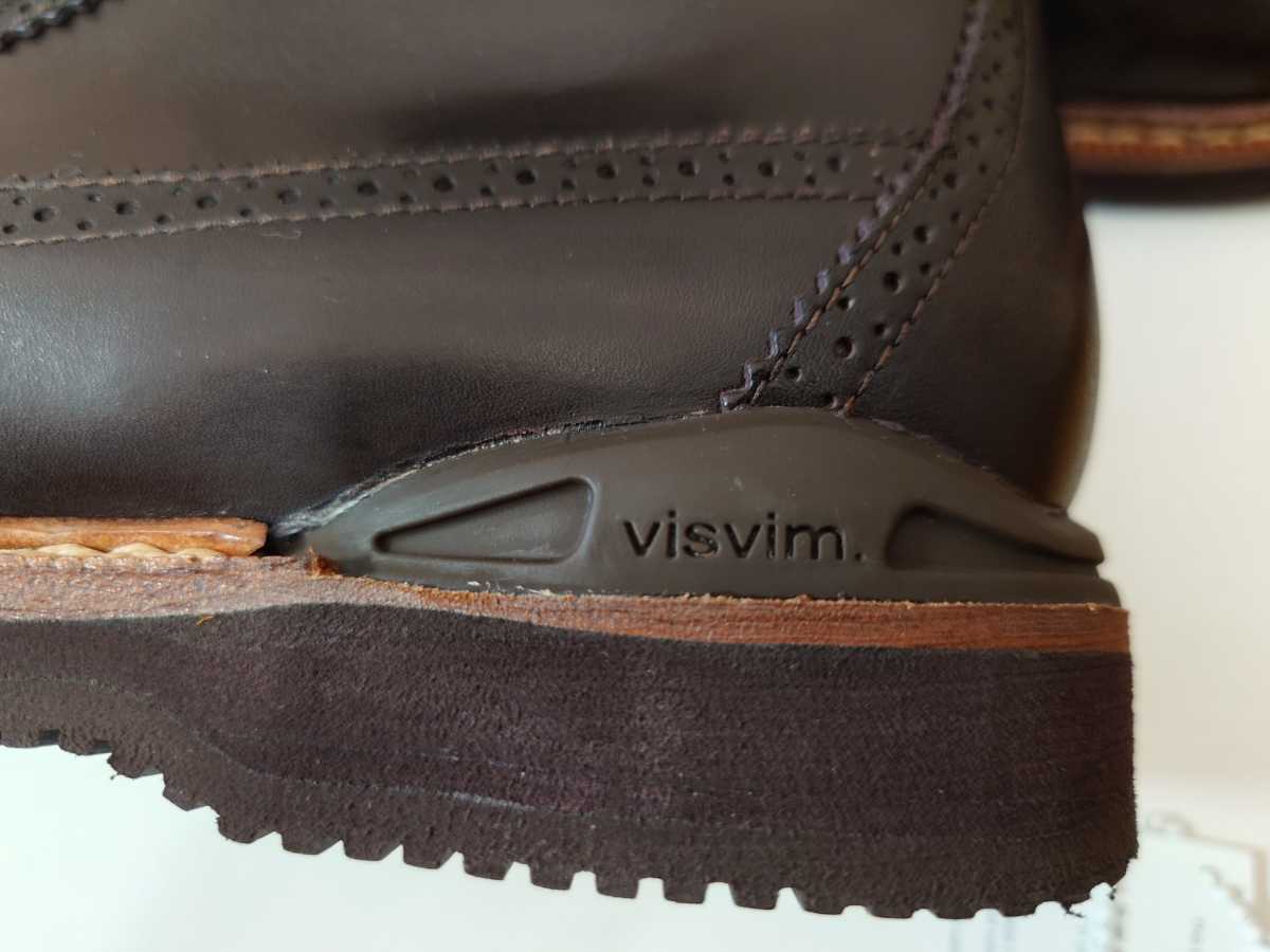 [送料無料]visvim PATRICIAN W.T. MID-FOLK DK.BROWN M9.5 中村ヒロキ　美中古_画像7