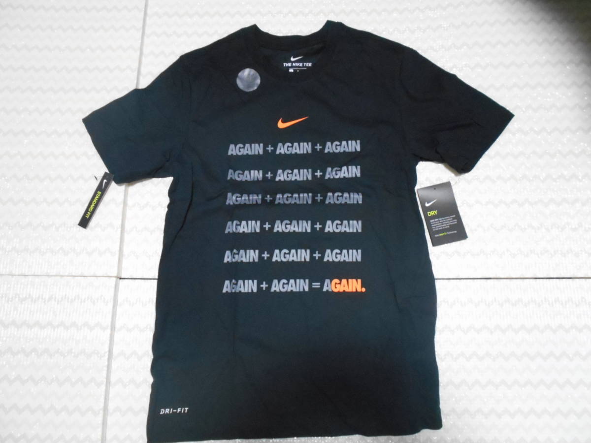 ◆新品◆NIKE　DRY-FIT　AGAIN AGAIN RUN　T定価3,000円◆ＲＵＮ、キャンプ、トレッキング、低山、タウン最適_画像1