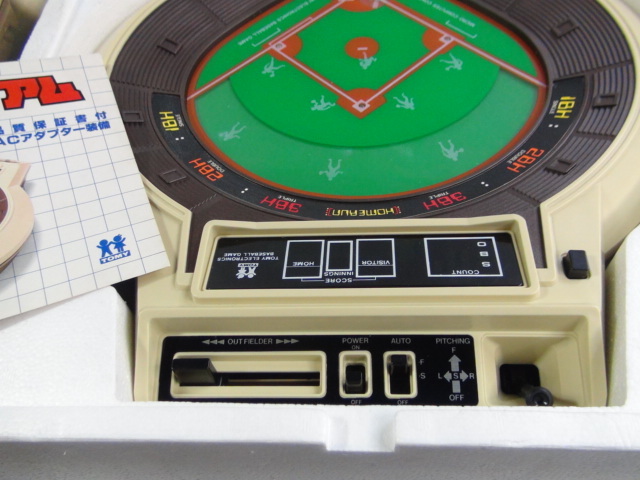  повторный снижение цены работа OK почти не использовался Tommy electronics Baseball игра компьютер Stadium бейсбол запись retro игра коробка * инструкция есть 