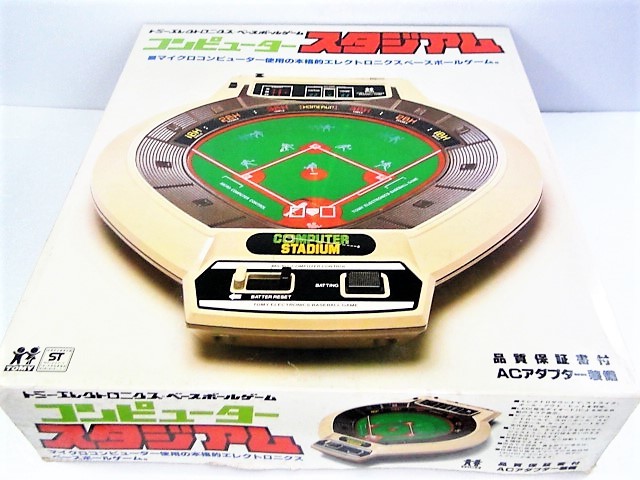  повторный снижение цены работа OK почти не использовался Tommy electronics Baseball игра компьютер Stadium бейсбол запись retro игра коробка * инструкция есть 