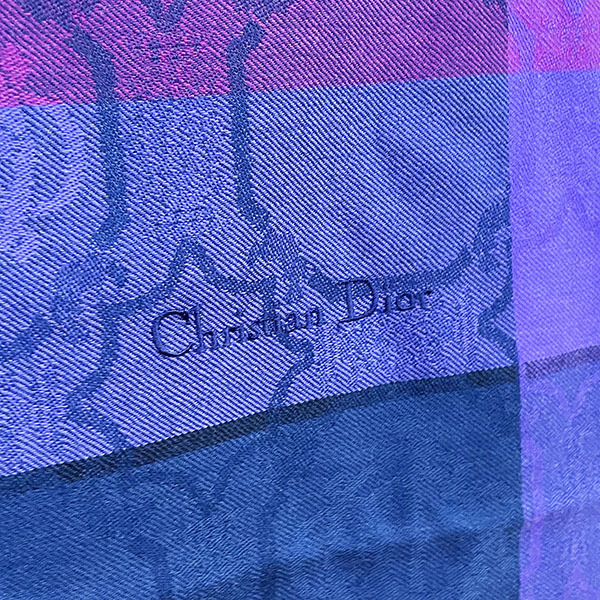 2022年春の 美品 クリスチャン (11801) C.Dior ひざ掛け スカーフ