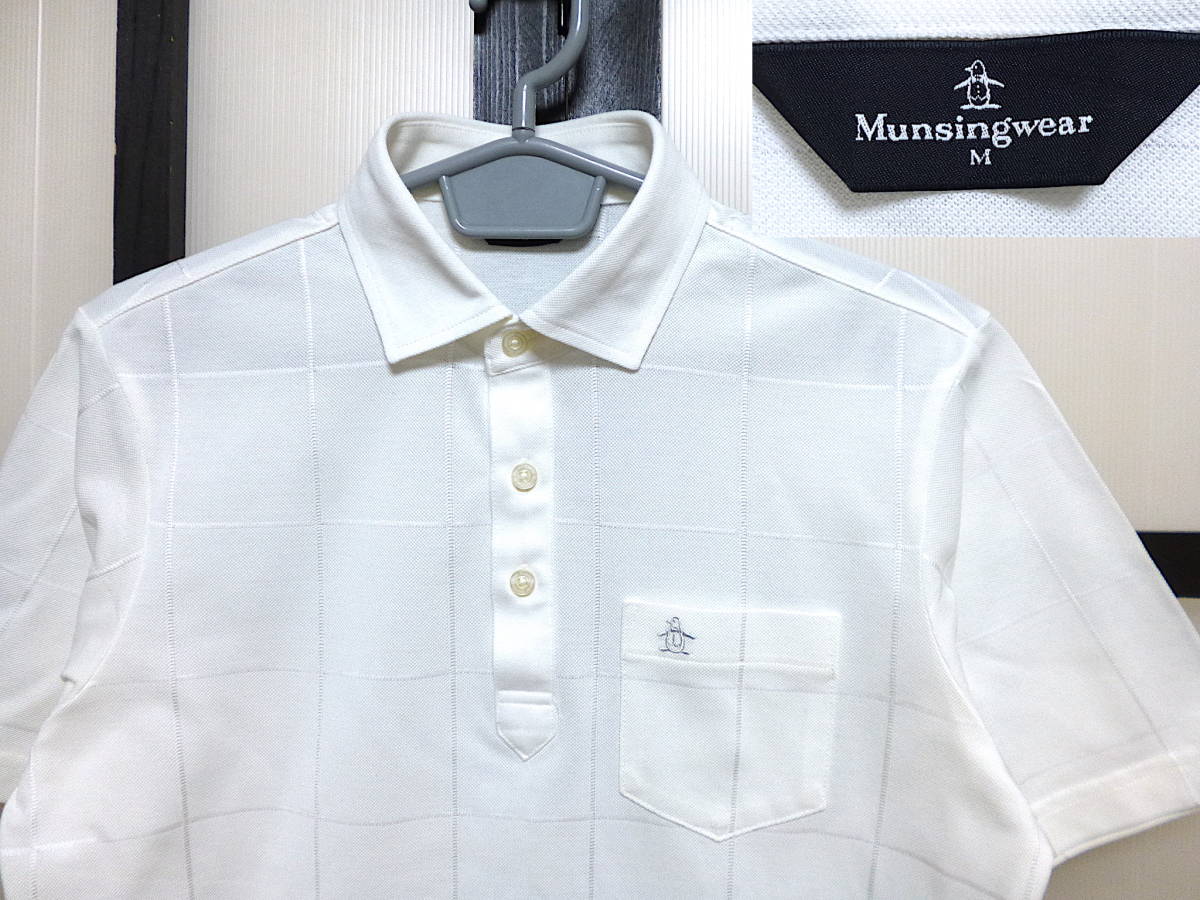 マンシングウェア 半袖 シャドーチェック柄 ポロシャツ MUNSINGWEAR ゴルフウエア JChere雅虎拍卖代购 ★特価60%OFF★Munsingwear マンシングウェア 半袖ポロシャツ ピンク ボタンダウン シンプル レディース L ゴルフウェア