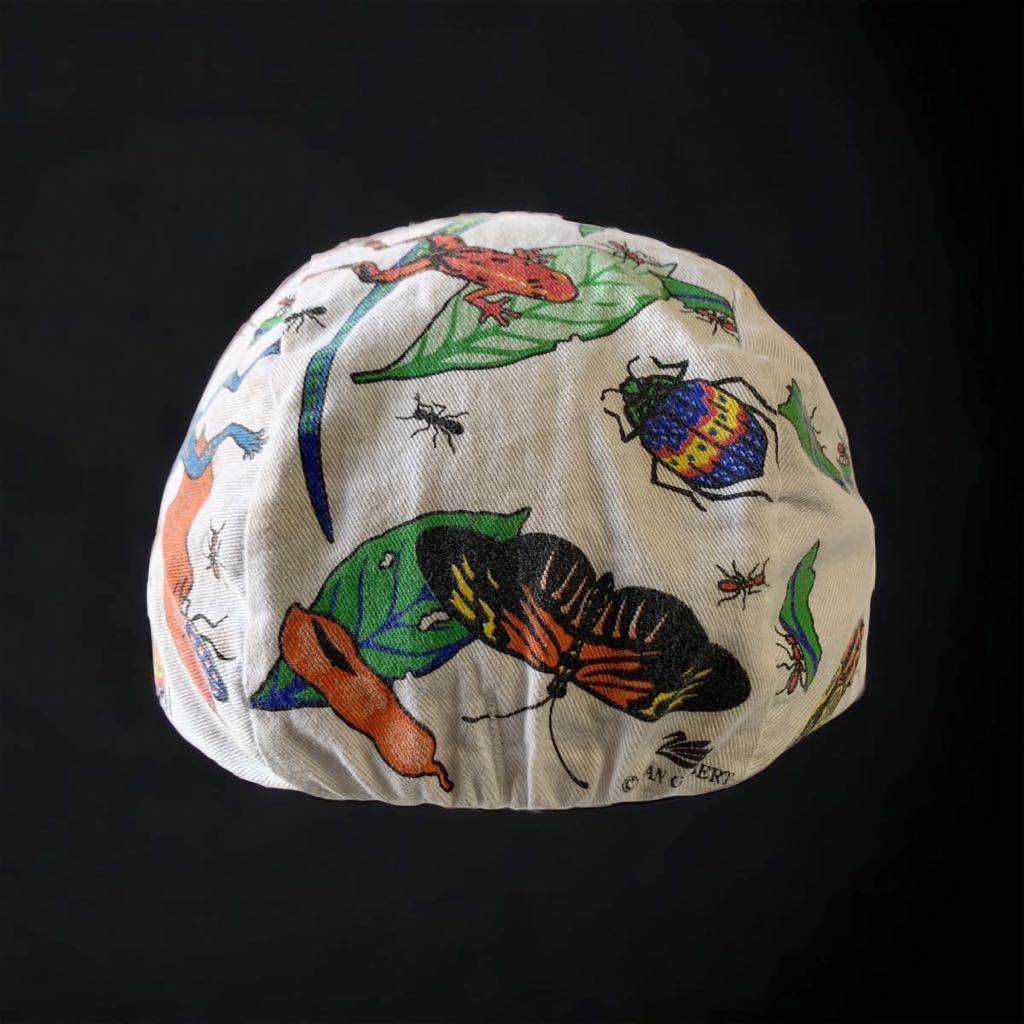 rare 90\'s VINTAGE HARBORSIDE GRAPHICS USA made Haba side graphics DAN  GILBERT insect pattern hat CAP outdoor LL Bean 90 period : Real Yahoo  auction salling