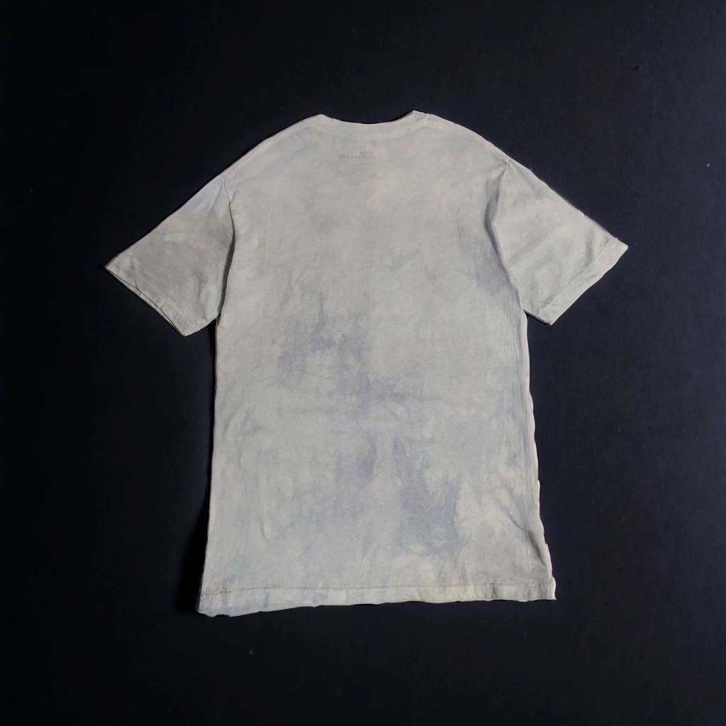 希少 THE MOUNTAIN COLOR WEAR Hello Angle 塗り絵 Tシャツ アメリカ購入 半袖 Tシャツ タイダイ ビンテージ VINTAGE ヒマワリ 古着 輸入_画像3