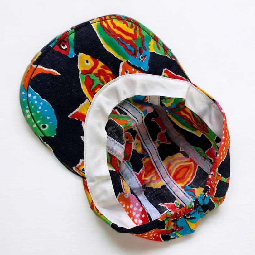  beautiful goods America buy USA made VINTAGE jet cap hat CAP kid\'s for children tropical fish import old clothes America made Kids small articles Vintage 