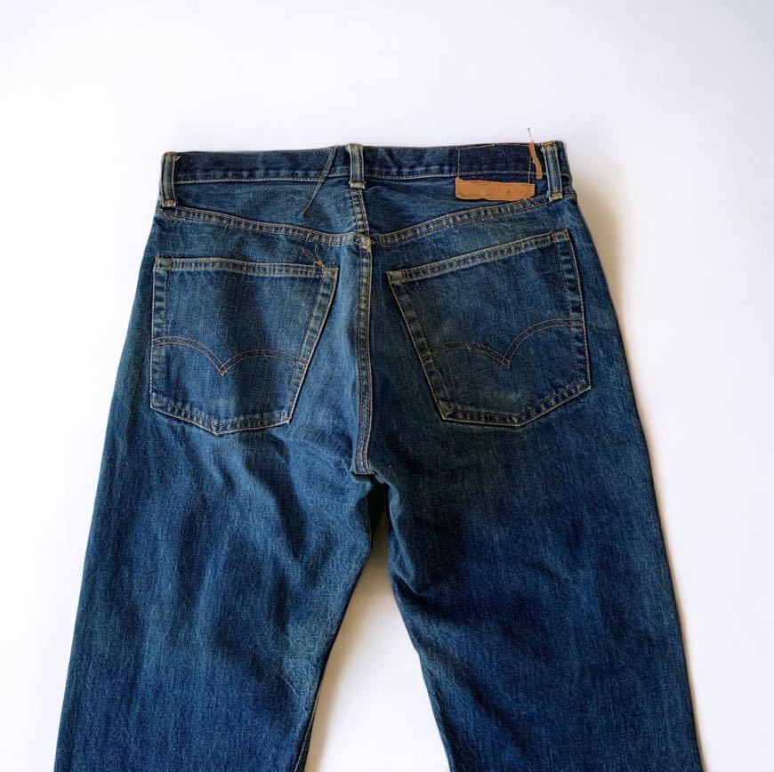 濃紺 70's VINTAGE Levi's 505 66 前期 赤耳 シングル デニム Gパン 42 TALON リーバイス USA製 70年代 黒カン アメリカ製 70s ビンテージ_画像3