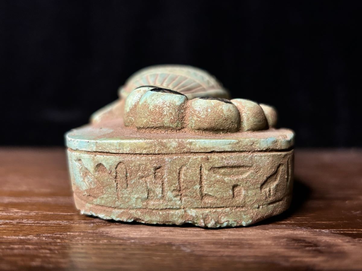 【猛毒の守護者！？】古代エジプト スコーピオン像 考古学 副葬品 出土品 象形文字 シルクロード ローマンガラス エジプト展 ガンダーラ_画像8