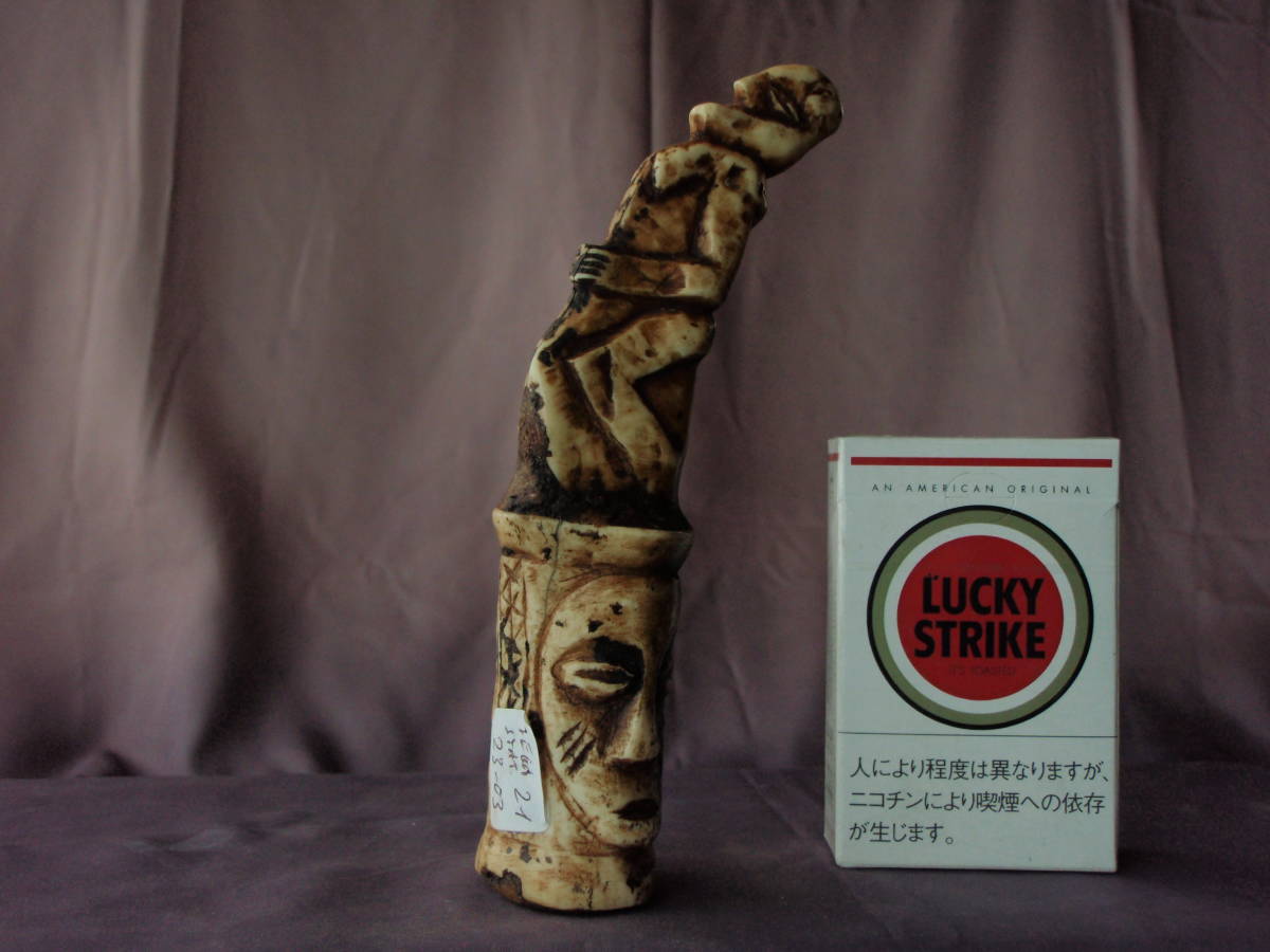 アフリカプリミティブア－ト　ゾウの骨の彫刻　シヤ-マ二ズム　祈祷、祭礼、呪い_画像10