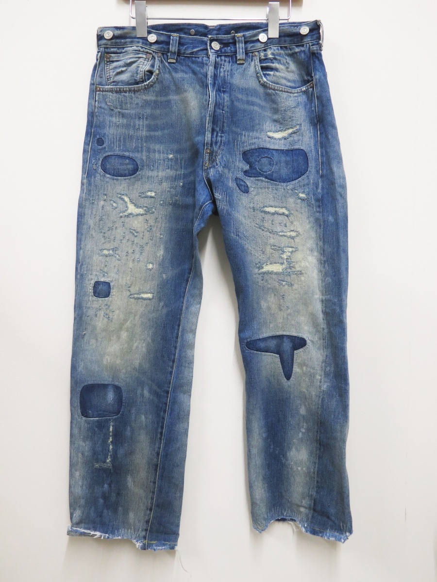 正規逆輸入品】 LEVI'S デニムパンツ リペア METROPOLIS 501xx 1933s