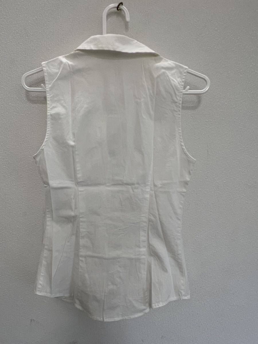 8284B セオリー theoryシャツ レディース 白 色 長期保管 レタパプラスの画像2