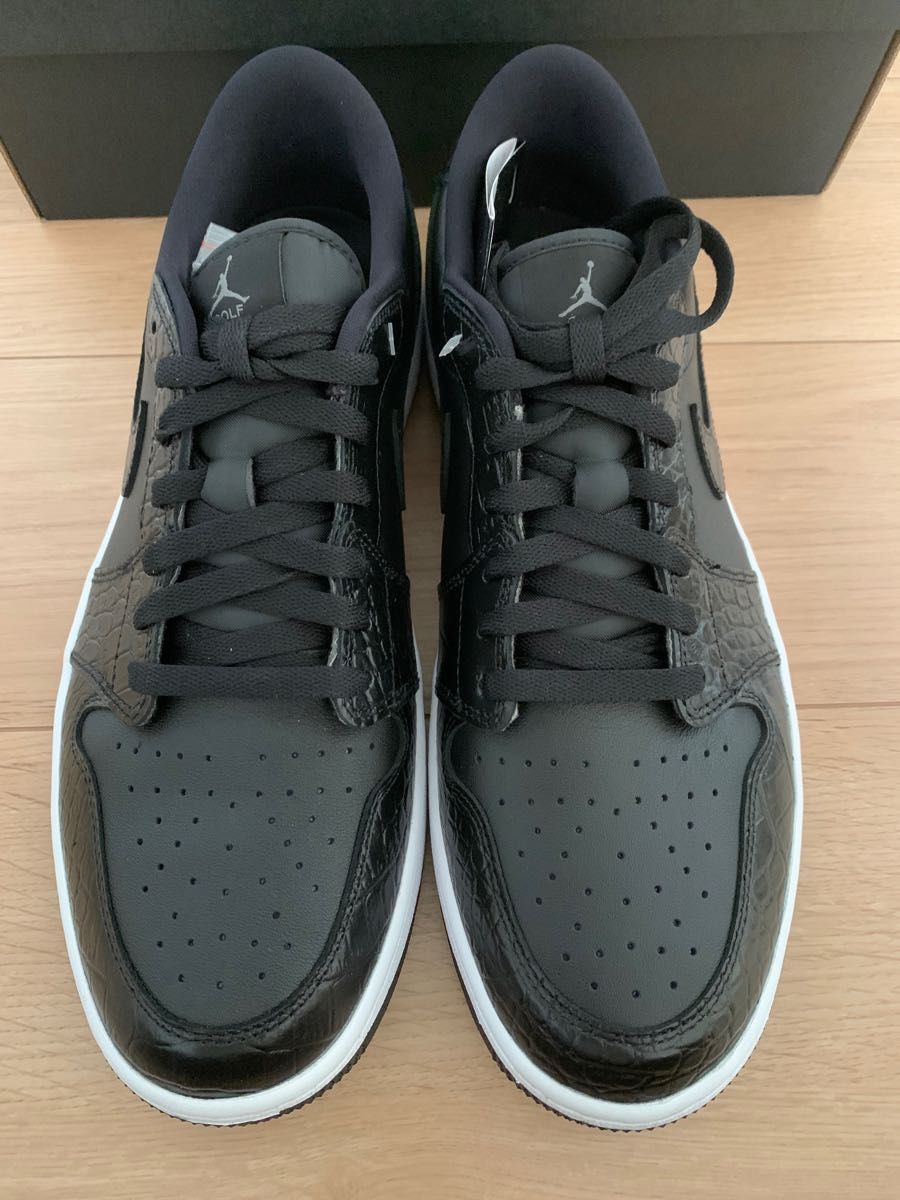 Nike Air Jordan 1 Golf Black ナイキ エアジョーダン1 ロー ゴルフ ブラック クロコダイルスキン