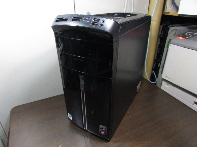 [YDT0696]*Gateway DX4300 tower AMD PhenomII X4 clock unknown /2GB/HD lack of /DVD/ electrification make .BIOS screen ..*JUNK