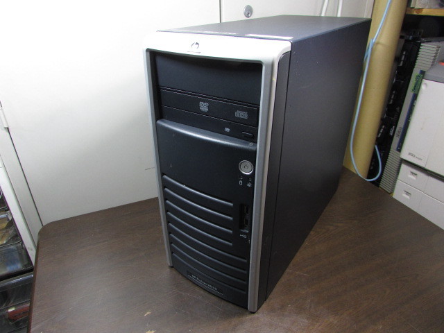 [YDT0742]*HP ProLiant ML115 tower type server AMD Opteron 1354 Quad-Core 2.2GHz/8GB/160GB/DVD/OS less body only * used 