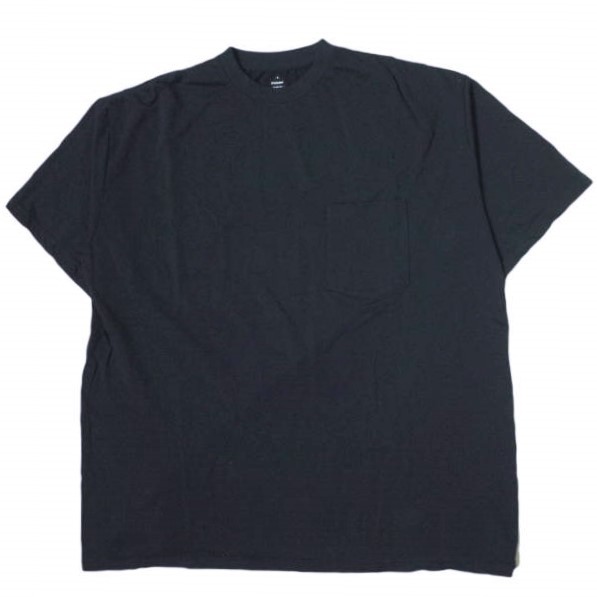 Graphpaper グラフペーパー 日本製 S/S Oversized Pocket Tee ショートスリーブオーバーサイズポケットTシャツ Free NAVY 半袖 g8599