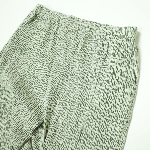 Ray BEAMS レイビームス 21SS カットジャカードスリットパンツ 63-23-0407-370 1 GREEN イージー ボトムス g12149_画像3