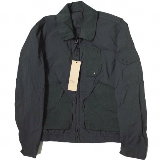 TEN-C テンシー 22AW イタリア製 MIDLAYER PILOT JACKET ミッドレイヤーパイロットジャケット TC-J1130 48 ブラック アウター mc68568_画像1