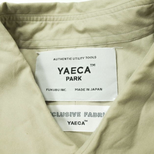 YAECA PARK ヤエカパーク COMFORT SHIRT - STANDARD FIT コットンポプリン コンフォートシャツ 151134 XL SAND BEIGE Steven Alan g11554_画像3